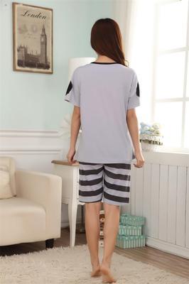 【BD193-204#廠家直銷 新款情侶時尚短袖 針織棉睡衣套裝 睡衣批發】價格,廠家,圖片,家居服、睡衣、浴袍,深圳公主琴服飾-